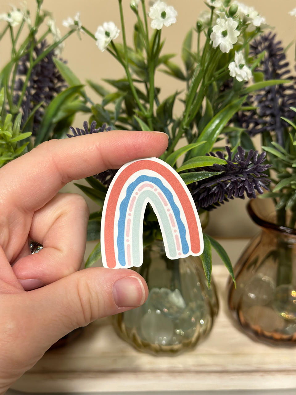 Boho Rainbow Sticker