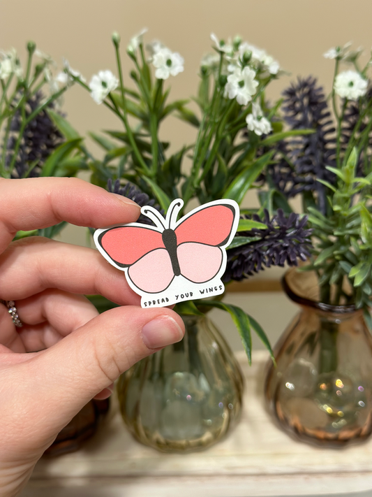 Spread Your Wings Butterfly Sticker