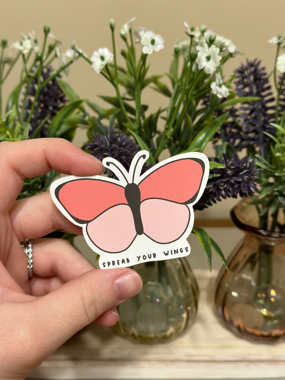 Spread Your Wings Butterfly Sticker