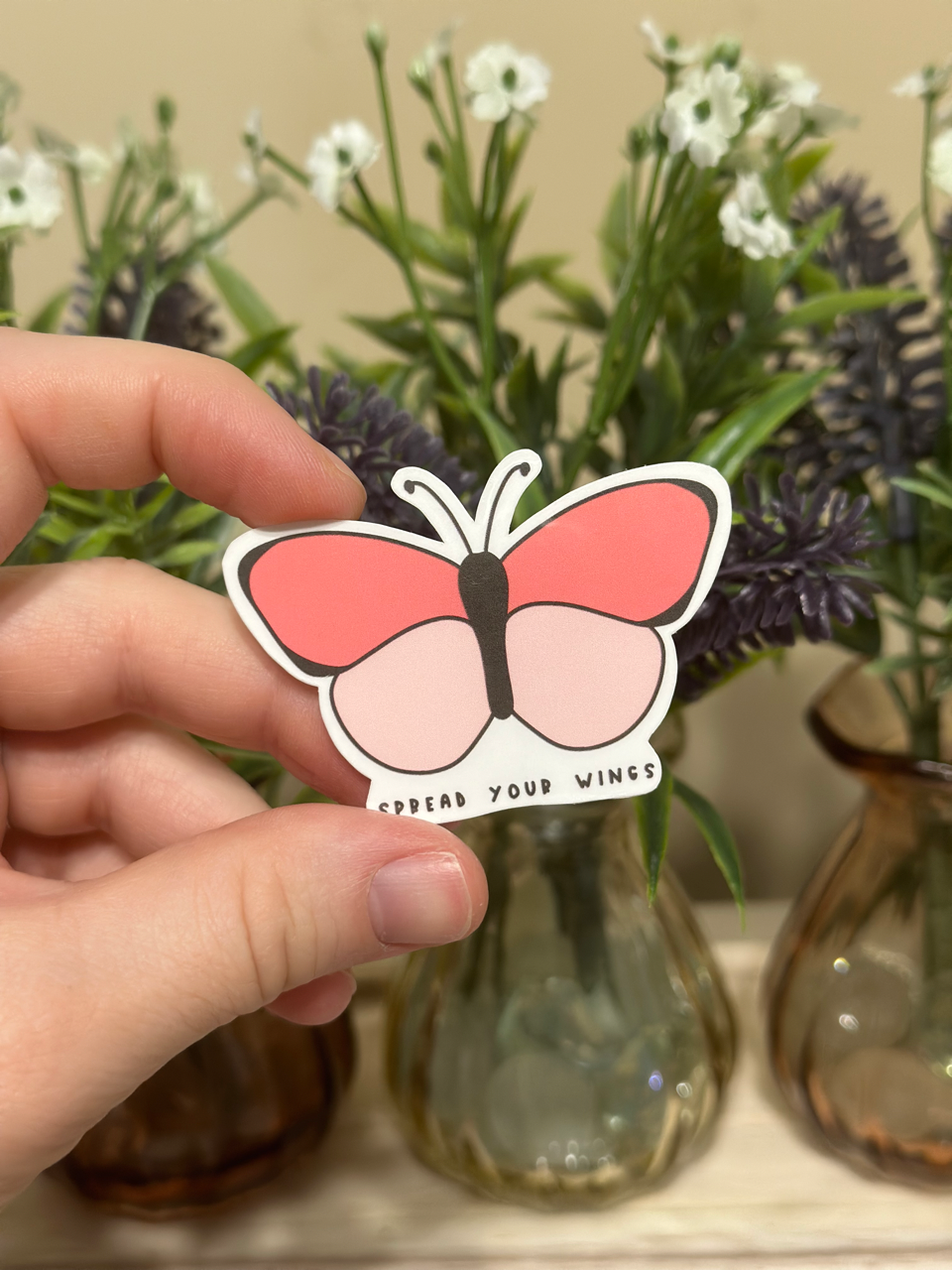 Spread Your Wings Butterfly Sticker