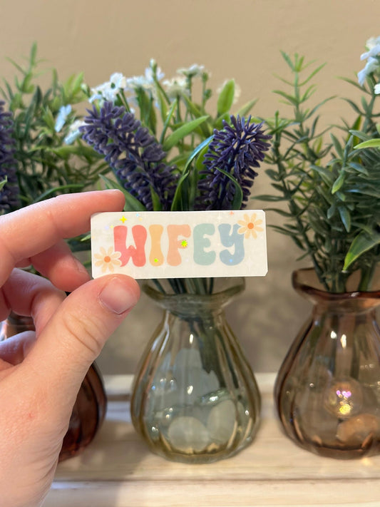 Boho Wifey Sticker