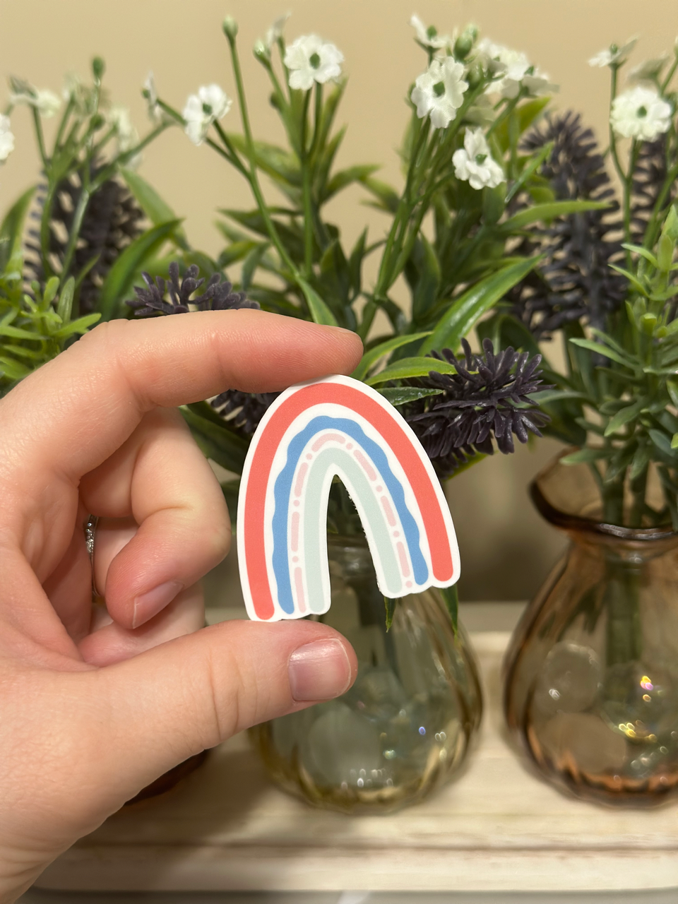 Boho Rainbow Sticker